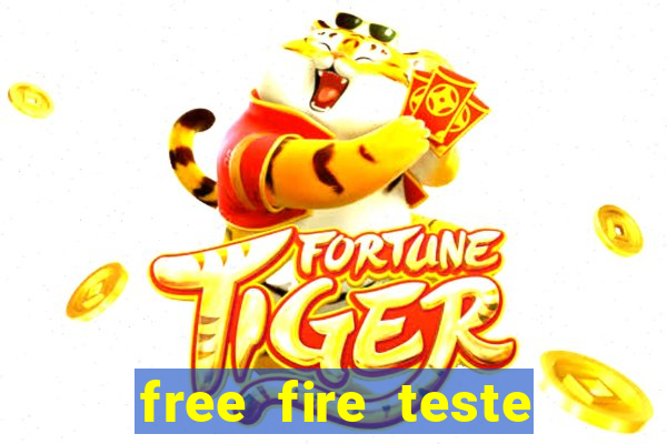 free fire teste grátis jogar agora